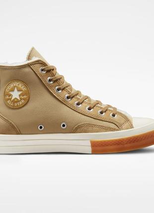 Оригінальні теплі / на шерпі / кеди converse chuck 70 lined colorblock