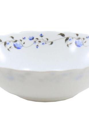 Салатник №7 синий цветок  jlg075