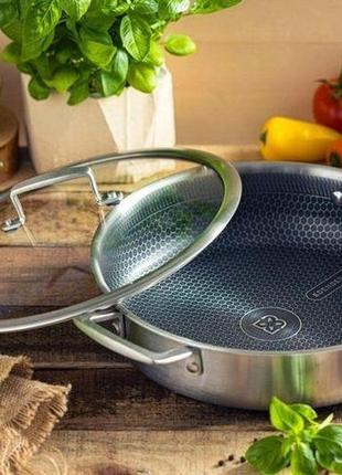 Сотейник edenberg 28 * 7см нержавейка (eb-14922)