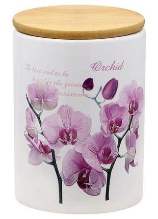 Банка для хранения interos орхидея zfc038op 850 мл