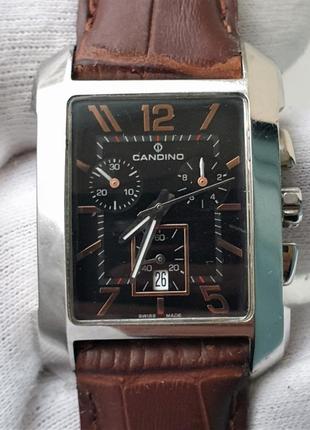 Чоловічий годинник часы candino c4334 chronograph swiss made