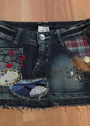 Джинсова спідниця