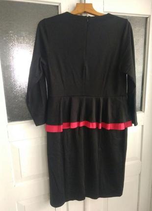 Сукня/платье з баскою. розмір 54-563 фото