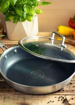 Сковорода edenberg 26см eb-13024 з нержавіючої сталі (eb-13024)