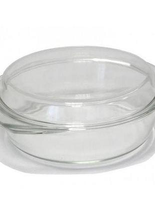 Каструля для запікання interos 2 л скляна з кришкою (4129) (4129)