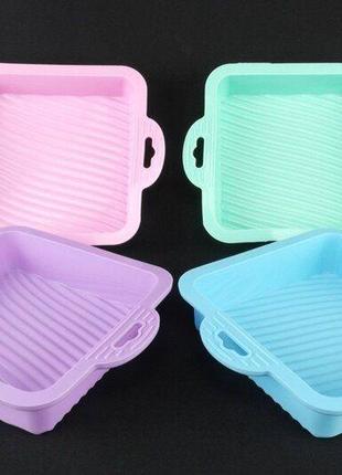 Форма силикон квадрат фіолет 16см а-плюс 1927 з (1927с)