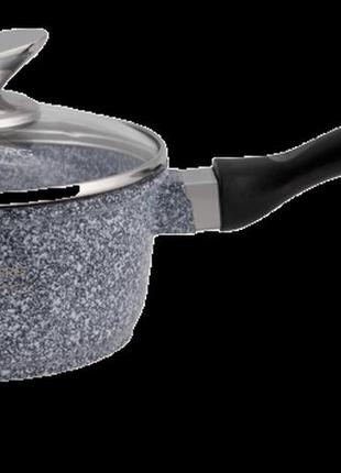 Ковшик edenberg 1,3л сірий eb-8043 (eb-8043)