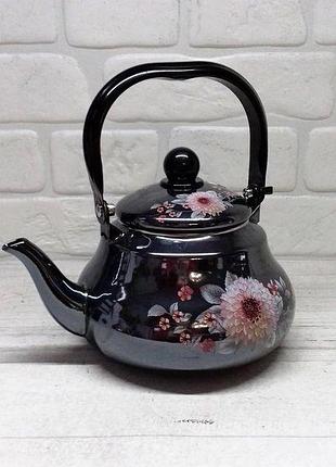 Чайник емальований edenberg 2.5л із свистком (eb-3353) ( eb3353)