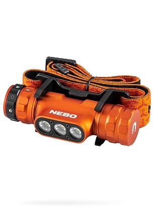 Налобный фонарь nebo master series hl 1000 для работы в тяжёлых условиях