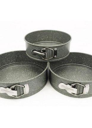 Набор форм для выпечки для торта (d-18см, d-20см, d-22см) 3 шт a-plus 0034