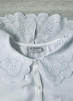 Школьная форма в школу на первое сентября блуза белая блузка для девочки 12-14 лет2 фото