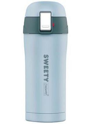 Термокружка maestro 300мл sweety блакитна mr1643-30d