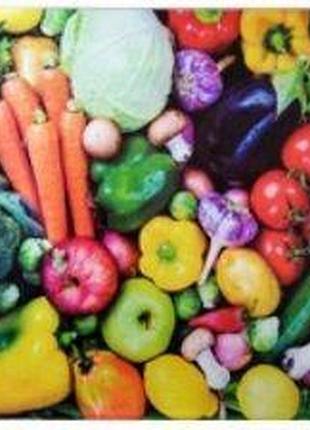 Доска обробна скло 35*25 s&t овочі 9554 (9554)