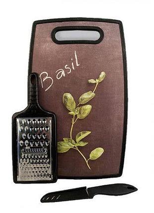 Набір дошка, терка, ніж maestro mr 1784 (mr-1784)