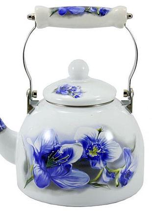 Чайник 2л с керамической ручкой blue handle