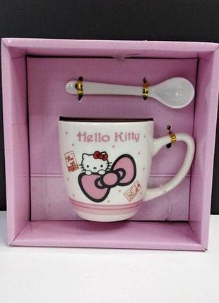 Чашка подарункова hello kitty 200 мл 1292-at (нк-156)