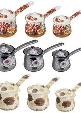 Турки эмаль 3 шт цветные fru-3370