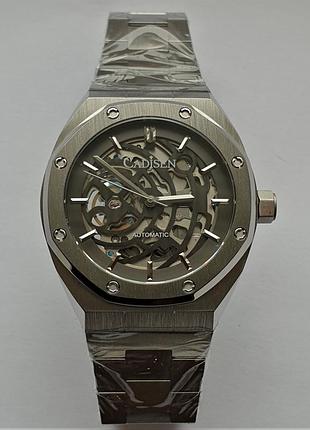Чоловічий годинник часы cadisen automatic 42mm sapphire skeleton c8183m nh70a