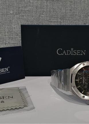 Чоловічий годинник часы cadisen automatic 42mm sapphire skeleton c8183m nh70a5 фото