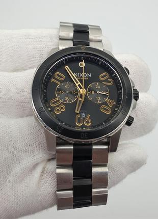Чоловічий годинник часы nixon ranger chrono 100 m chronograph 44mm10 фото