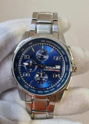 Чоловічий годинник часы sector 890 chronograph 44mm sapphire7 фото