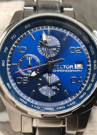 Чоловічий годинник часы sector 890 chronograph 44mm sapphire