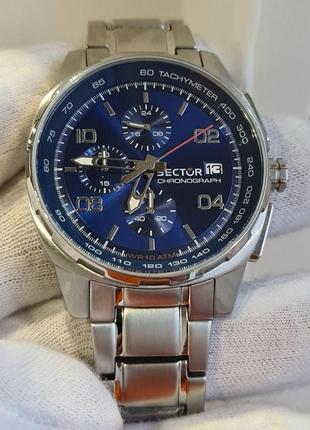 Чоловічий годинник часы sector 890 chronograph 44mm sapphire10 фото