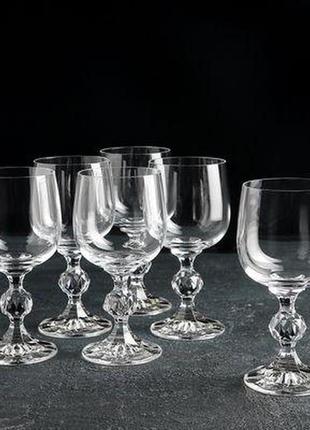 Набор бокалов для вина 190мл 6шт bohemia stema (claudia) (bh-4s149-190)