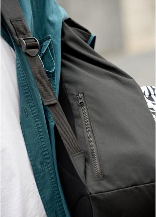 Рюкзак вмісткий ролл roll з анатомічною спинкою для ноутбука колір чорний з принтом графіті.9 фото