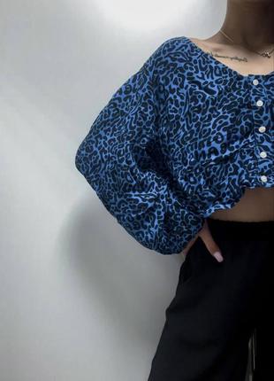 Женская укороченная блуза tommy hilfiger c длинным рукавом7 фото