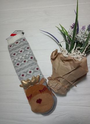 Тёплые махровые носки c&a розмер 36-39