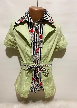 Блузка с пиджачком  два в одном   (№94)