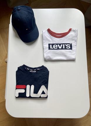 Футболка для мальчика levi’s, футболка для мальчика fila оригиналы