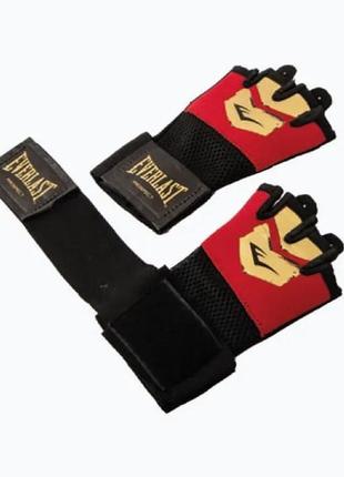 Бинты перчатки для бокса everlast prospect quick wraps красный s/m (925400-70-4)