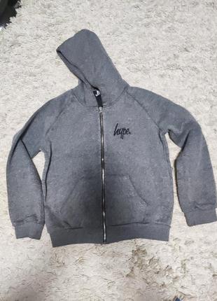 Сіра спортивна кофта hype