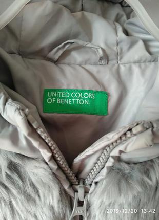 Курточка зимняя united  colors of benetton2 фото