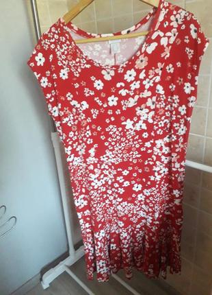 Трикотажное платье