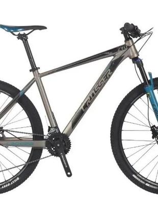 Велосипед найнер crosser solo 29" (рама 21, 2*9) hidraulic l-twoo+altus сіро-синій