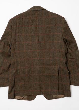 Burberry london vintage tweed wool blazer jacket мужской пиджак5 фото