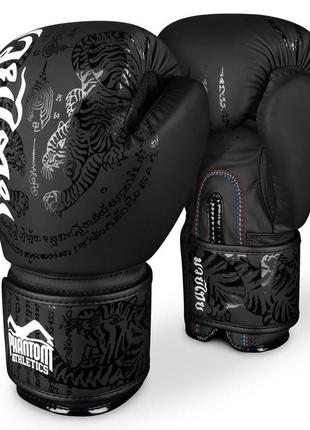 Боксерские перчатки phantom muay thai black 10 унций