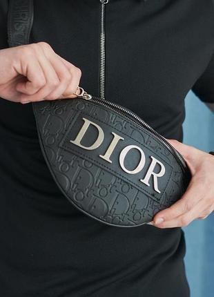 Бананка из кожзаменителя dior