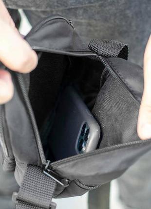 Молодежная сумка- мессенджер adidas moz маленькая городская барсетка через плечо адидас на 4 отделен6 фото