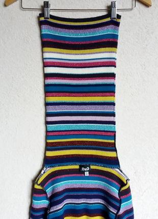 Dolce & gabbana яркий тонкий свитер-водолазка4 фото