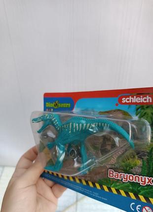 Коллекционная фигурка динозавра baryonyx schleich6 фото