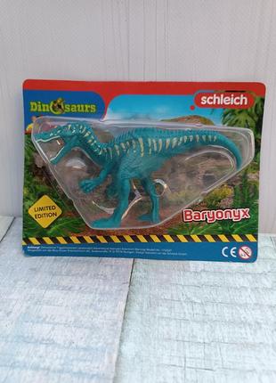 Коллекционная фигурка динозавра baryonyx schleich