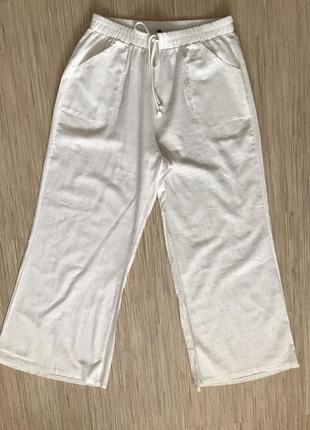 Вільні білі штани/штани 100% бавовна від celmia, розмір 3xl1 фото