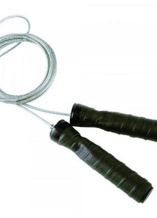 Скакалка everlast aluminum speed rope чорний 274 см (883390-70-8)1 фото