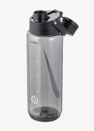 Бутылка nike tr renew recharge chug bottle 24 oz антрацит, черный, белый уни 709 мл (n.100.7636.072.24)2 фото