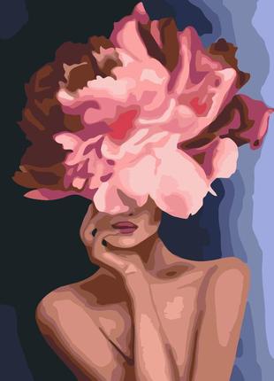 Картина по номерам brushme 30x40см "изящный цветок © olha bochulynska" rbs34806
