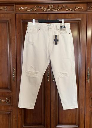 Джинси pull&bear бежеві/молочні 100% cotton нові з бірками